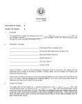 Texas Standard State Lease Contract